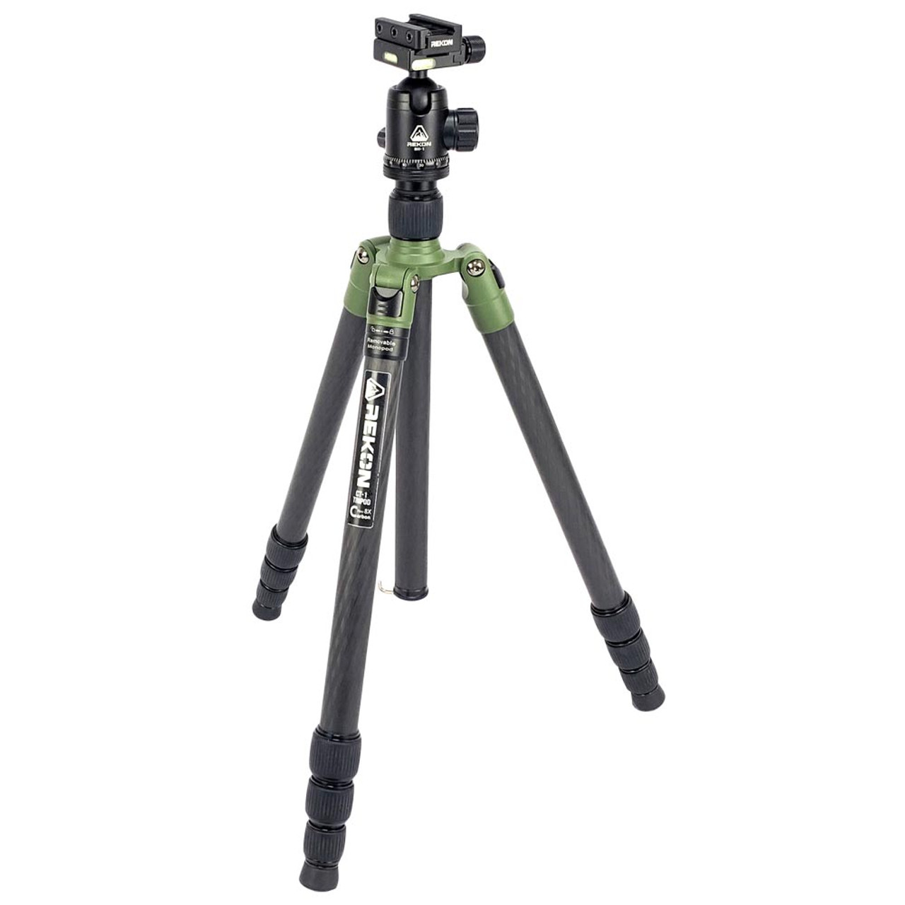 REKON CT-1 Zielstock Carbon Kohlefaser Stativ BH1 Kugelkopf RTA1 Picatinny zu Arca-Schweizer Halterung HOG Sattelhalterung Tripod