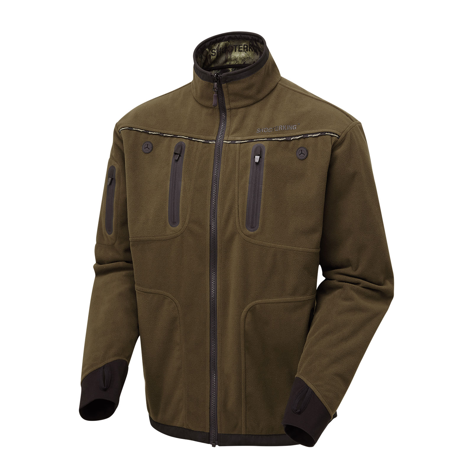 SHOOTERKING Softshell Jacke wendbar Woodlands Camo SHOOTERKING Softshell Jacke wendbar Woodlands Camo