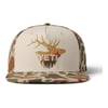 Sunrise Elk Flat Brim Hat / Tan/Brown Camo