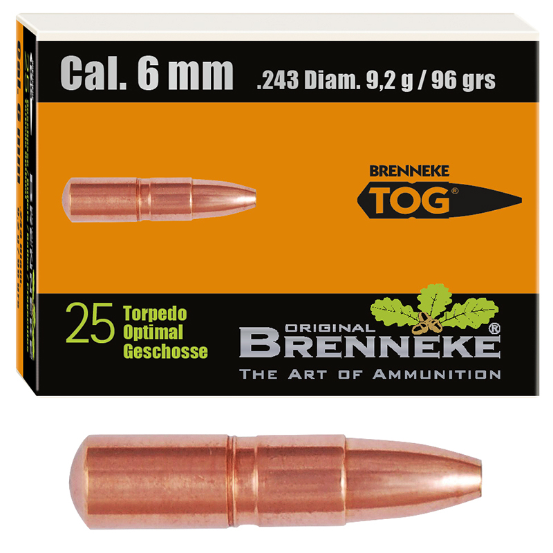 BRENNEKE Geschoss 6mm TOG BRENNEKE Geschoss 6mm TOG