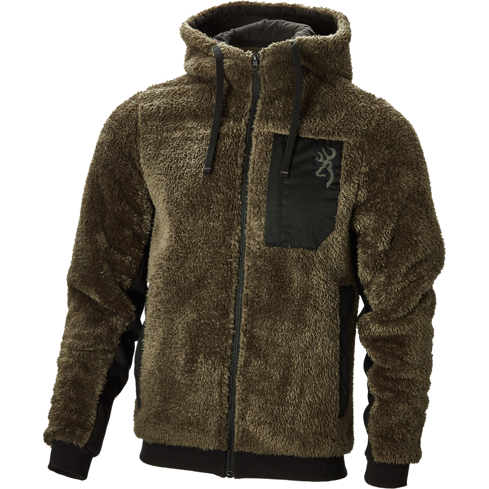 BROWNING Snapshot Hoodie warm Sherpa grün