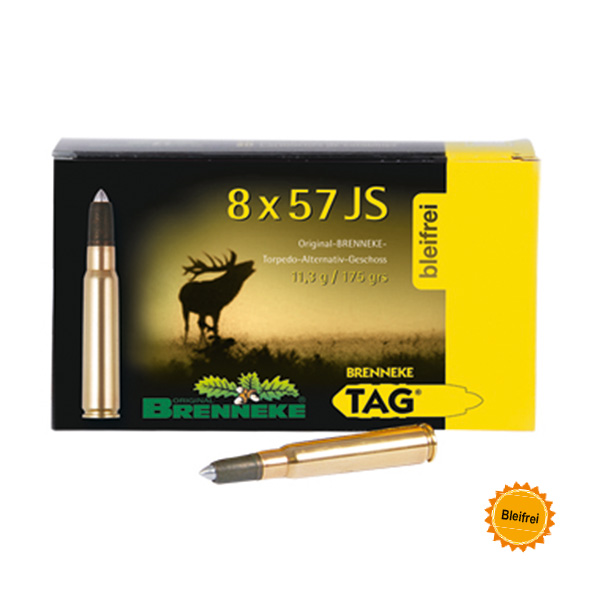 BRENNEKE 8x57 JS TAG BRENNEKE 8x57 JS TAG