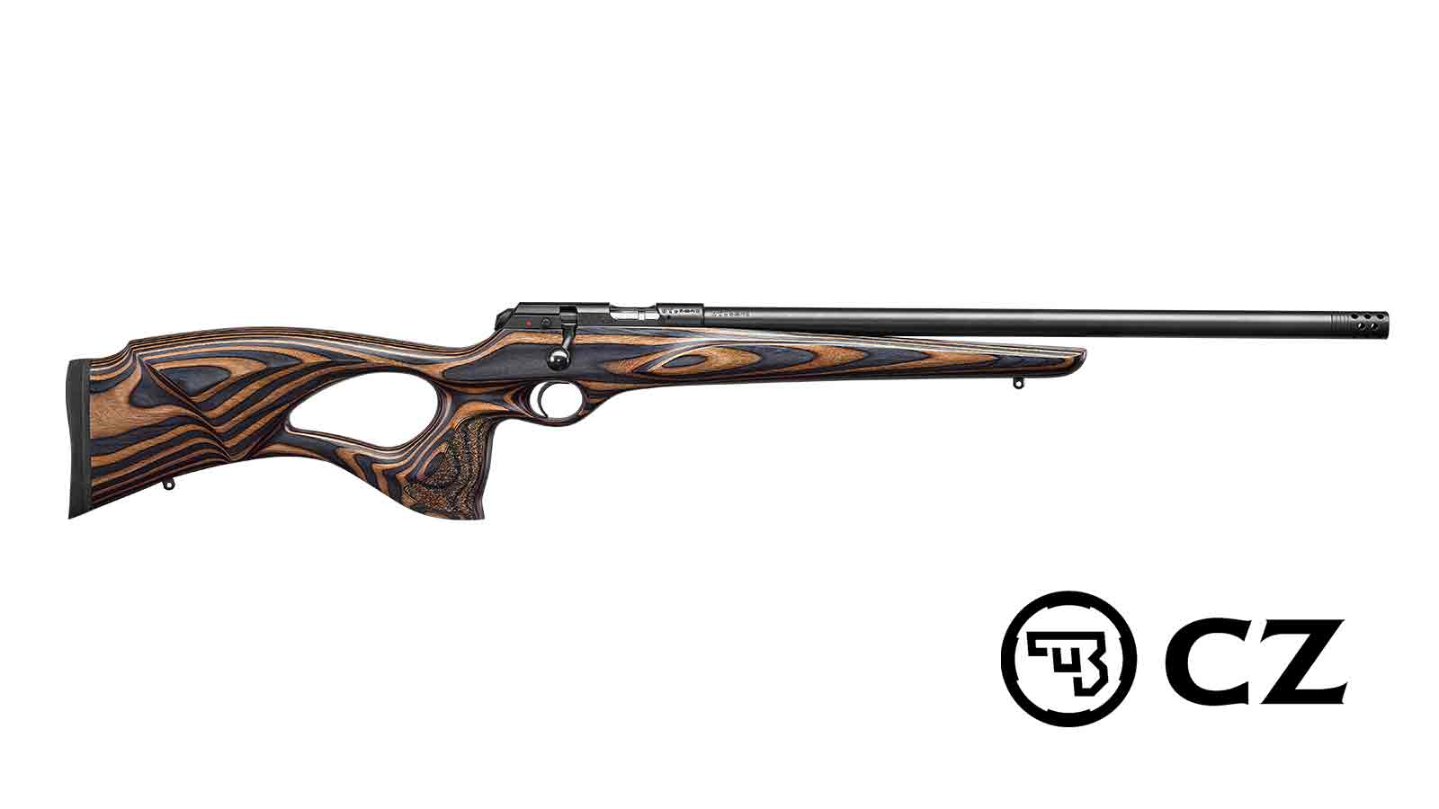 CZ 457 Thumbhole Threaded  20"  .22WMR