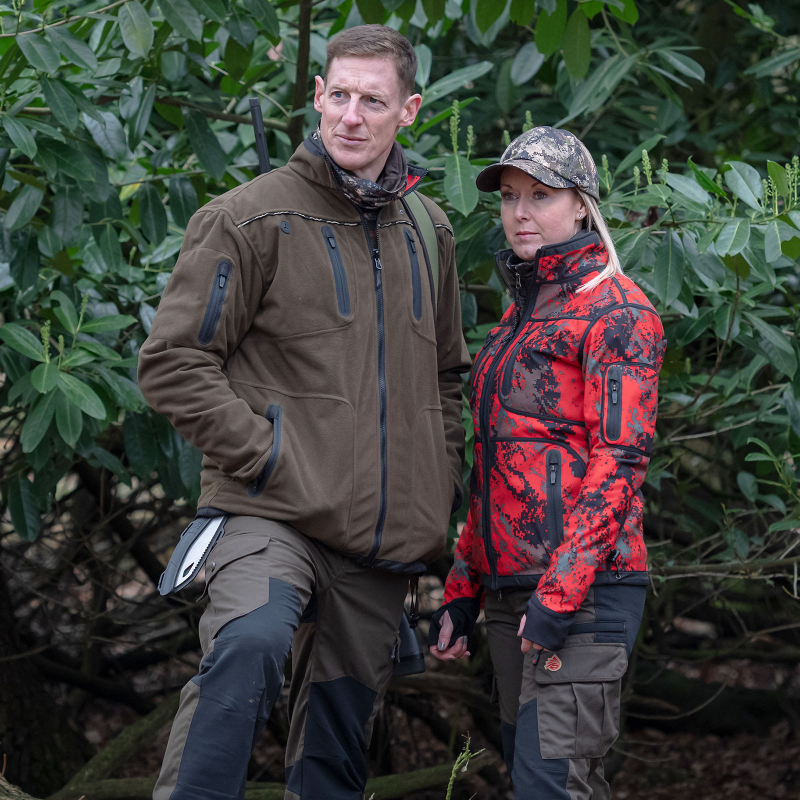 SHOOTERKING Softshell Jacke wendbar Forest Mist rot SHOOTERKING Softshell Jacke wendbar Forest Mist rot
