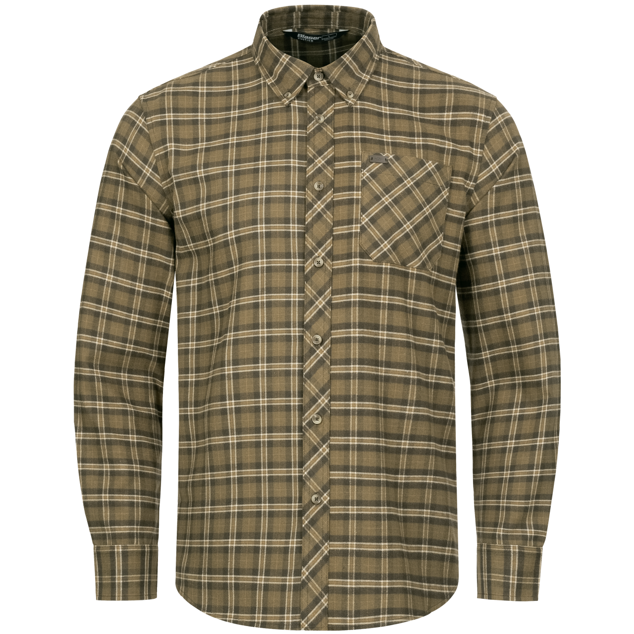 Blaser Herren Hemd Edward beige/braun kariert Blaser Herren Hemd Edward beige/braun kariert