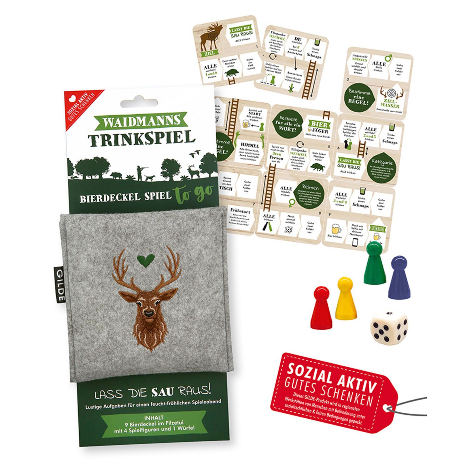 Bierdeckel-Spiel To Go