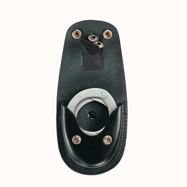 AKAH Handfesseltasche Blankleder schwarz