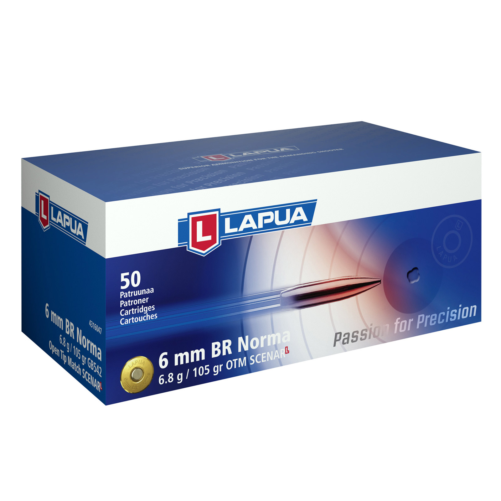 LAPUA 6mm BR Norma