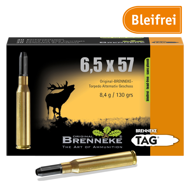 BRENNEKE 6,5x57 TAG BRENNEKE 6,5x57 TAG