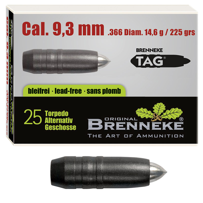 BRENNEKE Geschoss 9,3mm TAG BRENNEKE Geschoss 9,3mm TAG