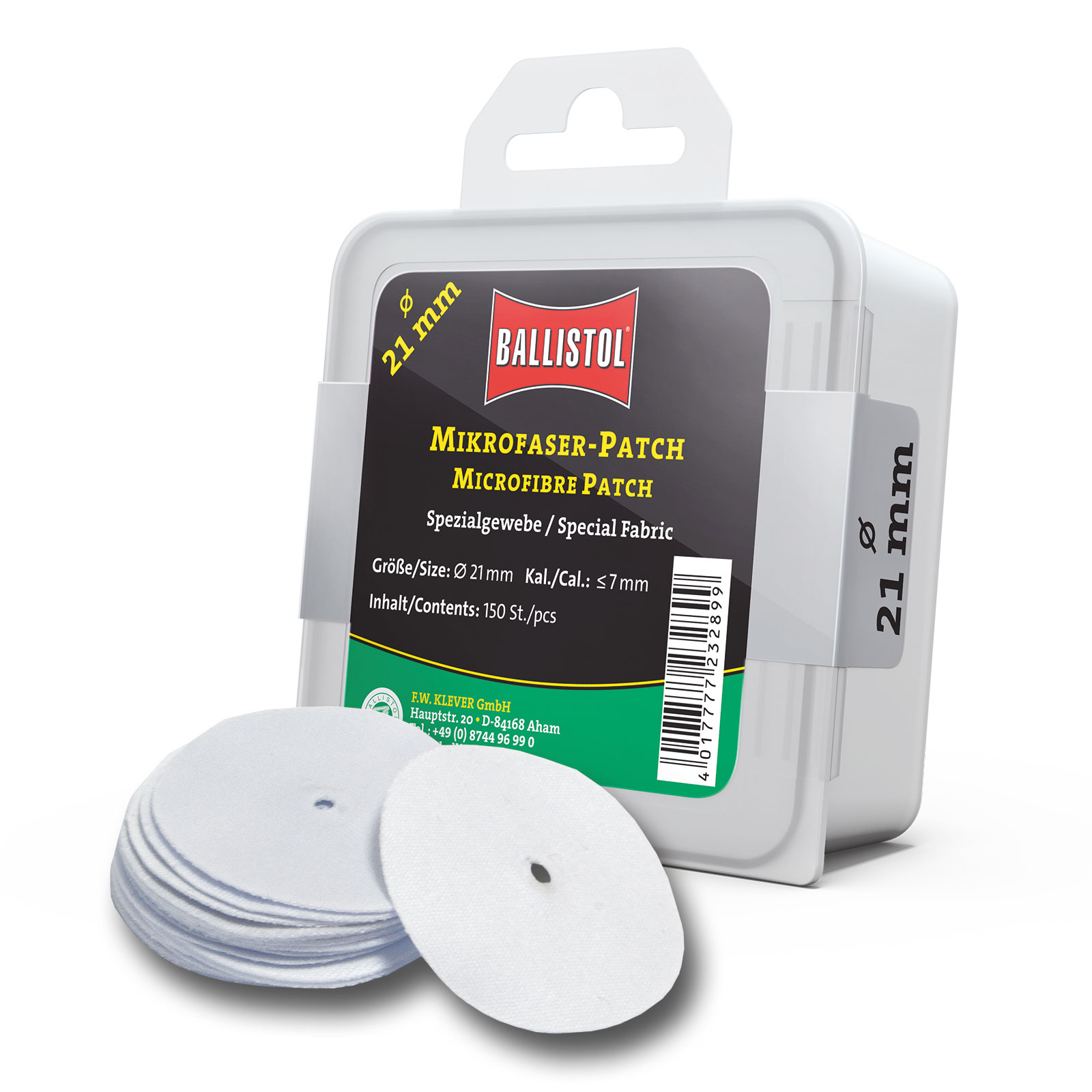 BALLISTOL Mikrofaser-Patch rund Ø 21 mm 