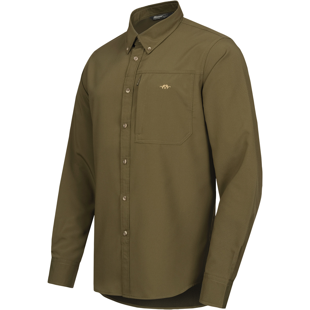 Blaser Airflow Hemd dunkel oliv