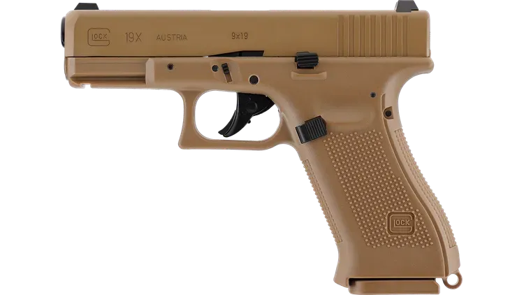 GLOCK 19X 4,5 mm (.177) BB, CO₂, < 3,0 J, Coyote