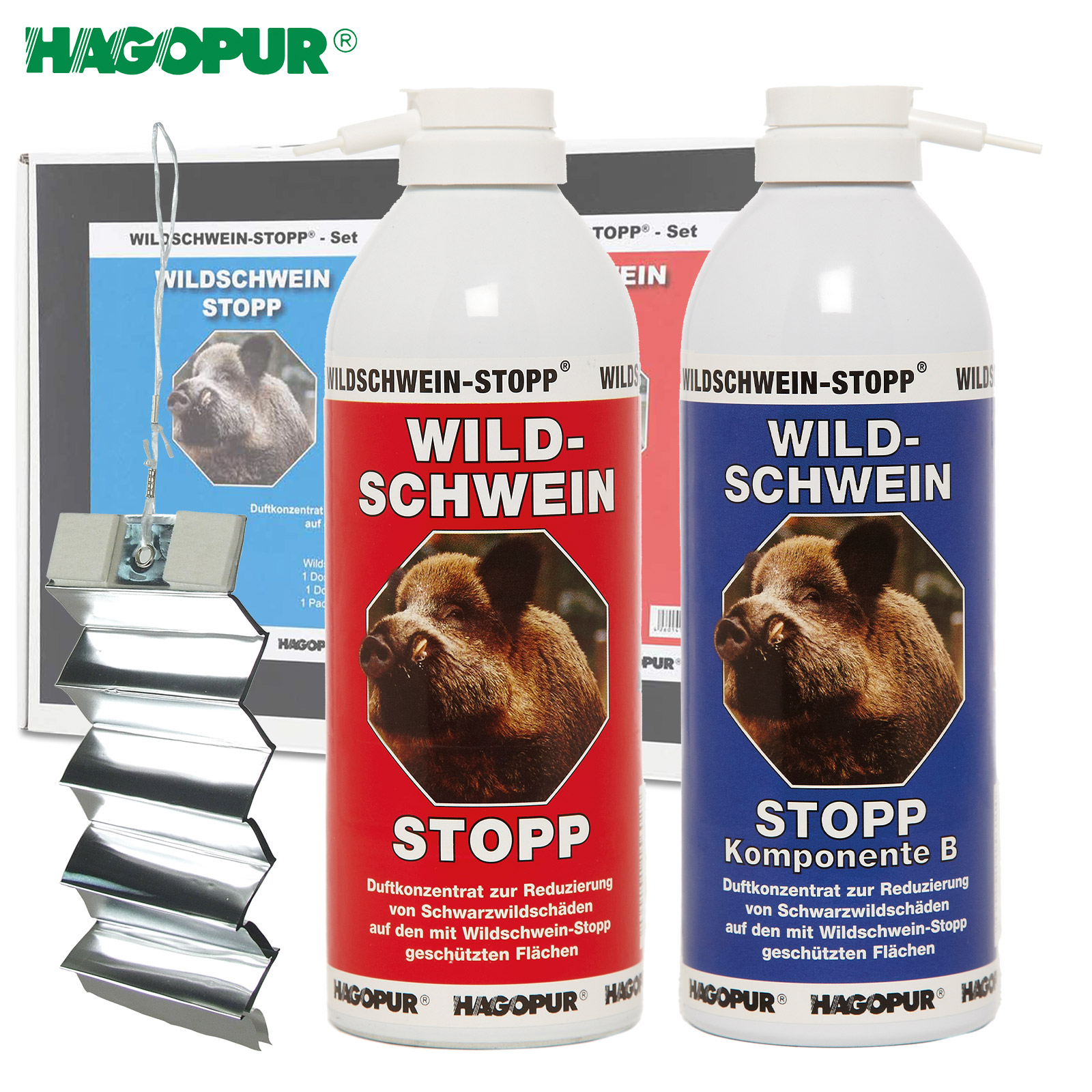 HAGOPUR Wildschwein-Stopp Set HAGOPUR Wildschwein-Stopp Set